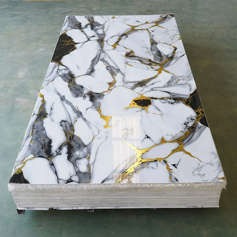 Waterproof And Stone Resistant UV Marble Decorative Panel factory